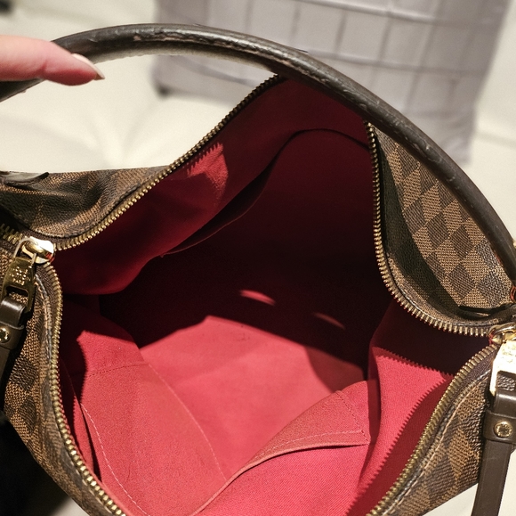 AUTHENTIC Louis Vuitton Duomo Hobo | Damier Ebene | Made in France - Picture 11 of 16